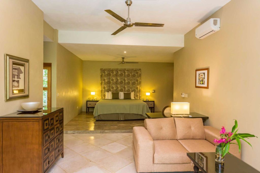 All of the spacious bedrooms in this stunning luxury villa are uniquely designed.