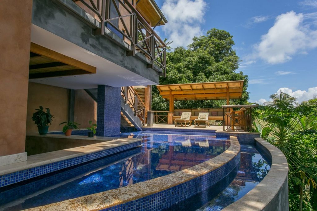 The pool is perfect for a refreshing dip on a hot Manuel Antonio afternoon.