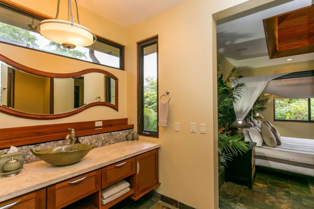 Enjoy getting ready in your luxury ensuite bathroom then head out for happy hour cocktails and sunset.