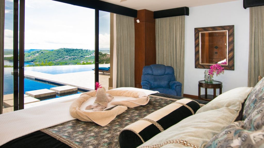 Pool views from your own private bedroom? What a way to see things from this viewpoint, relaxing water views from all angles is what you will find at papagayo