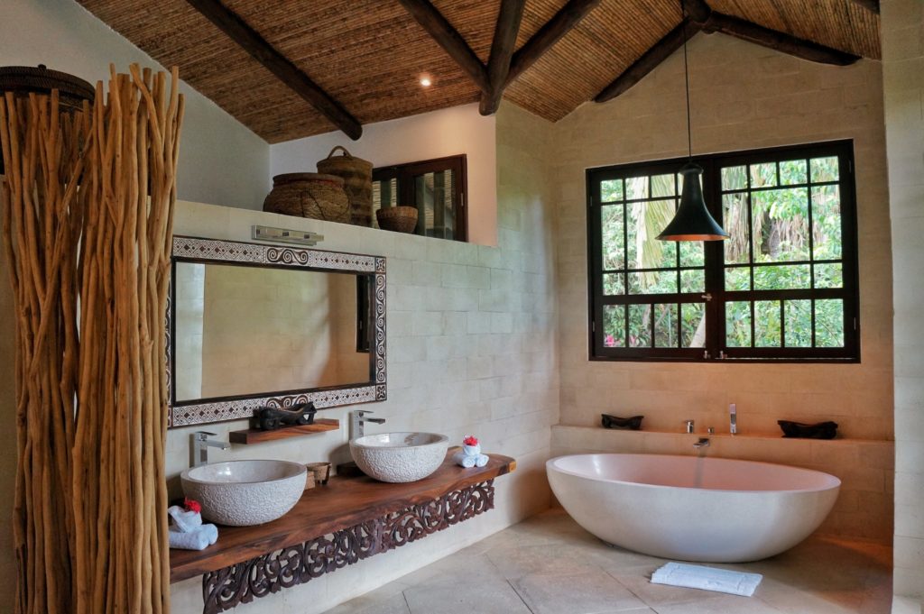 This bathroom is a great example of the quality and attention to detail found in this luxurious villa.