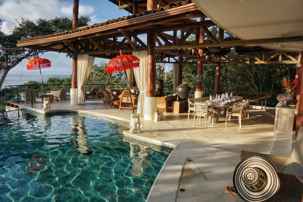 Chill out poolside in the warm weather of Manuel Antonio.