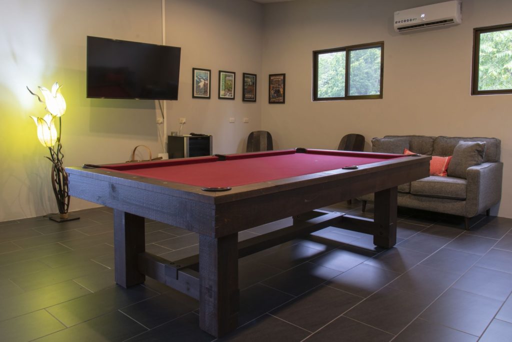 The games room also has a television so you can keep up with your favorite teams.