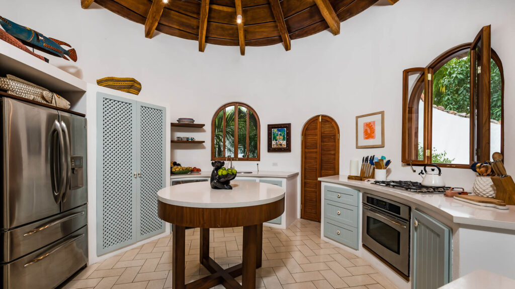 A fully equipped kitchen just in case you want to cook yourself a meal.