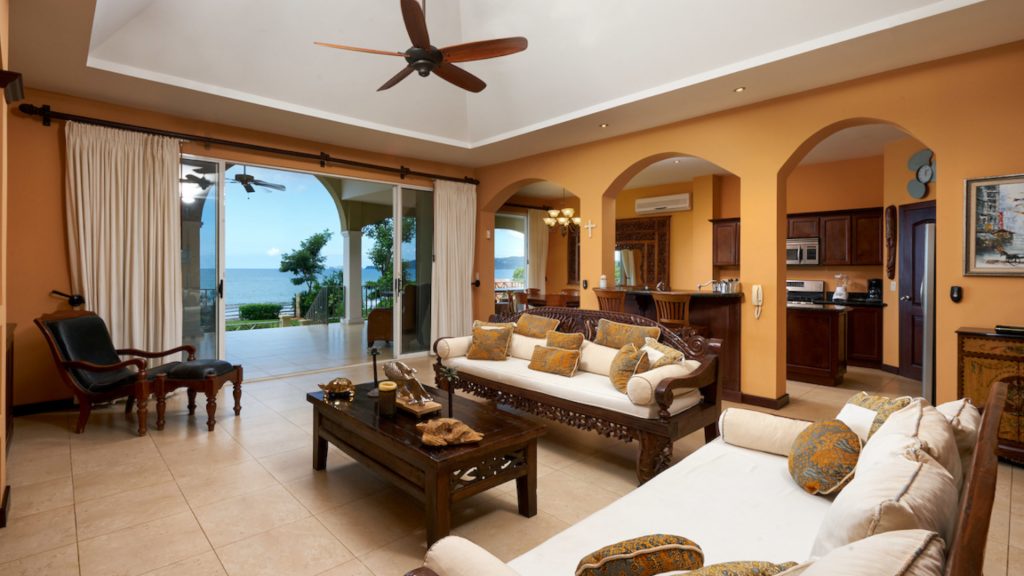 Sit back and enjoy the view from this beautiful living area.
