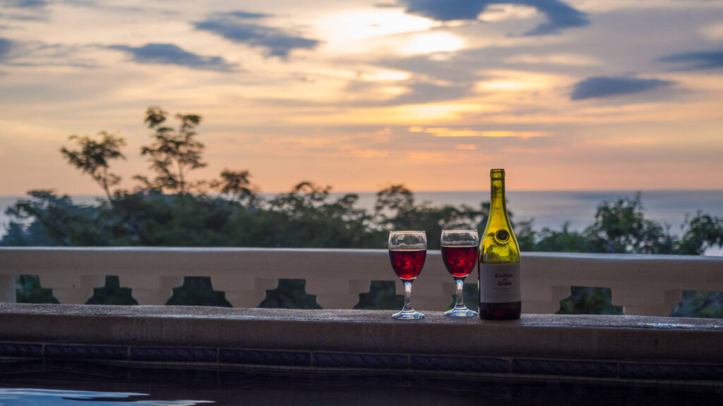 Wine and dine in one of the most beautiful spots in Manuel Antonio with friends and family.