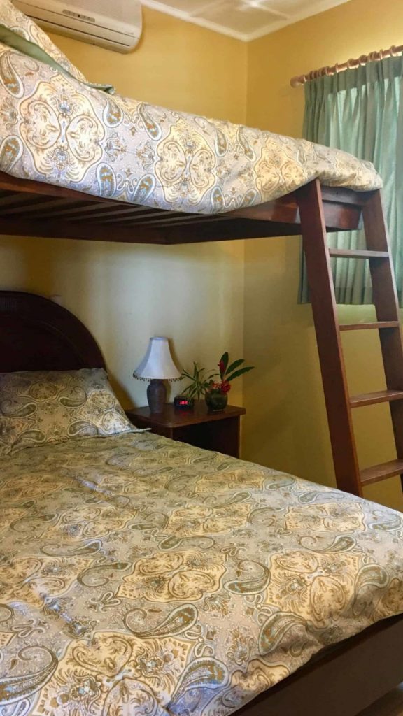 Some comfy bunk beds perfect for you children to enjoy there next vacation to Costa Rica.