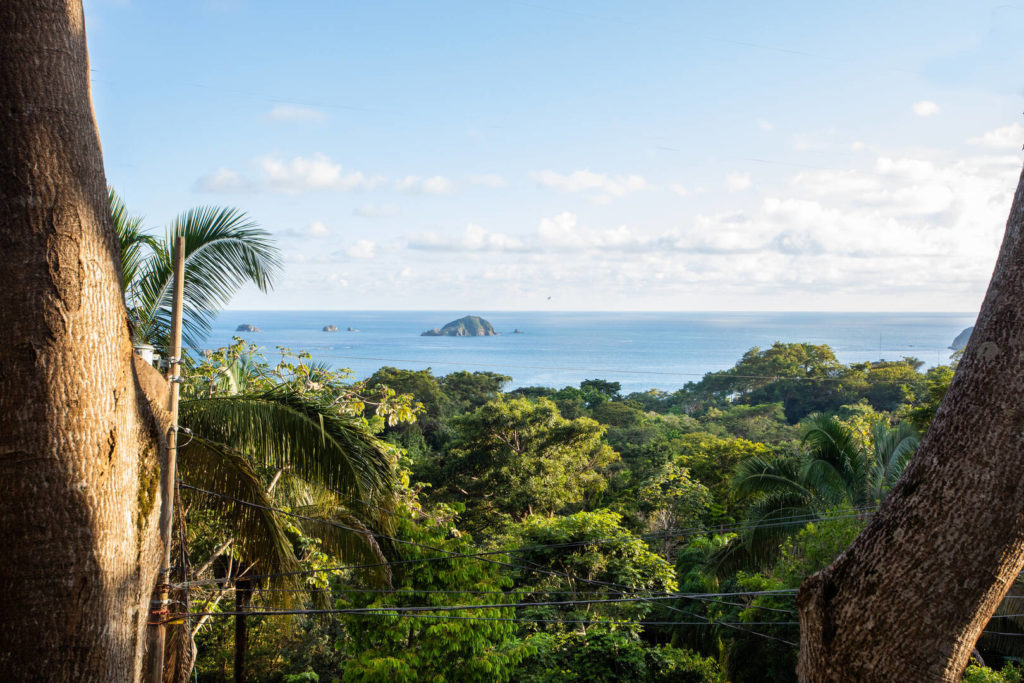 The views of the jungle and the Pacific coastline are astounding from this villa.