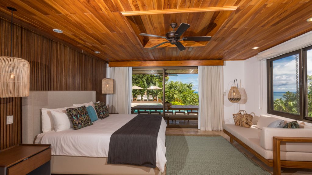 The bedrooms in this luxury vacation home all offer amazing comfort and relaxation to guests any time of the day.
