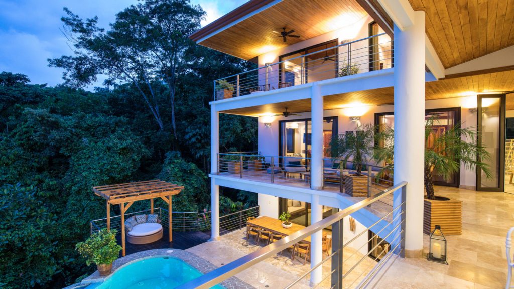 Virtually every room has access to the balconies with seating to enjoy the incredible Manuel Antonio ocean views.