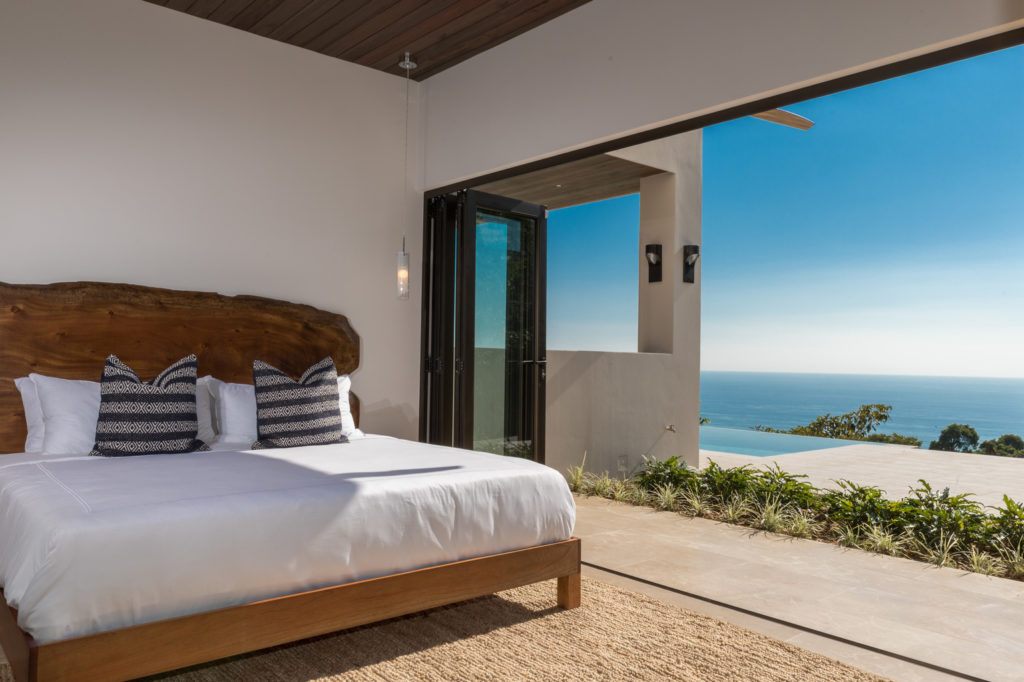 Stunning ocean views from every bedroom in the villa.