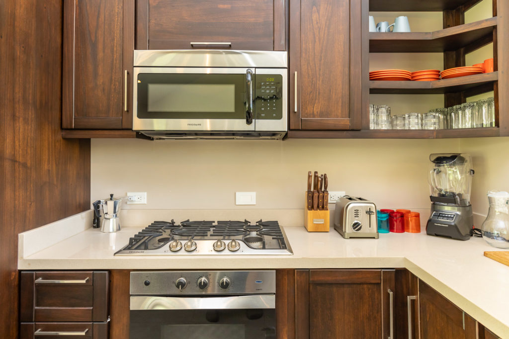 The kitchen is fully equipped with all you need to prepare delicious meals.