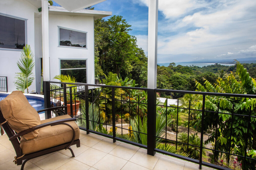 A stunning balcony and direct access to the refreshing pool just outside your bedroom.