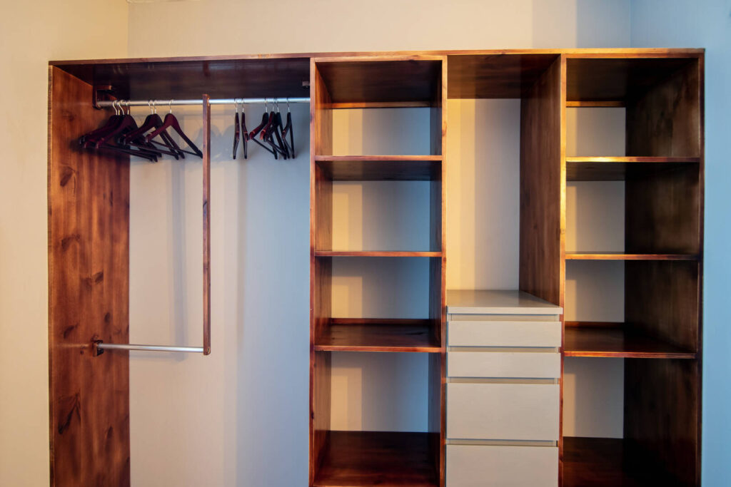 Carefully designed and crafted custom storage space.