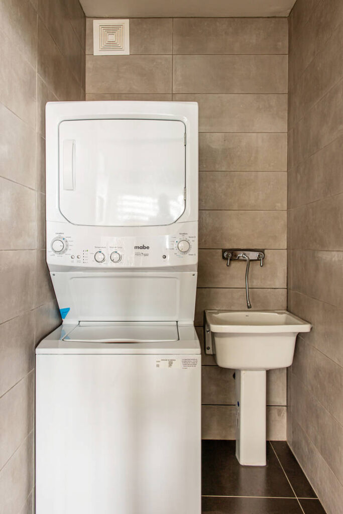 Should you need to use it during your stay there is a washer-dryer on the property.