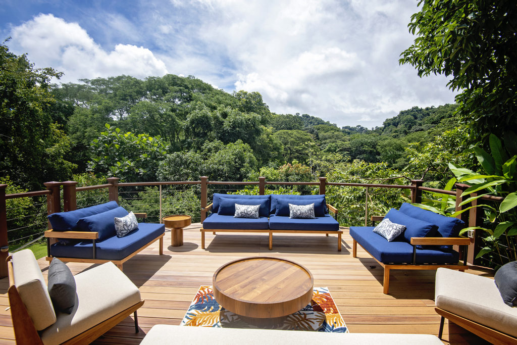 Unwind in style with breathtaking rainforest views from our cozy outdoor seating.