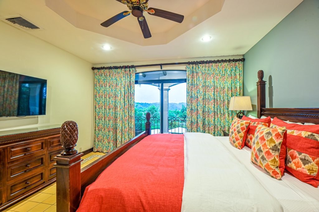 The second master bedroom features a king-size bed and offers a sanctuary for rest and rejuvenation, complemented by awe-inspiring vistas.
