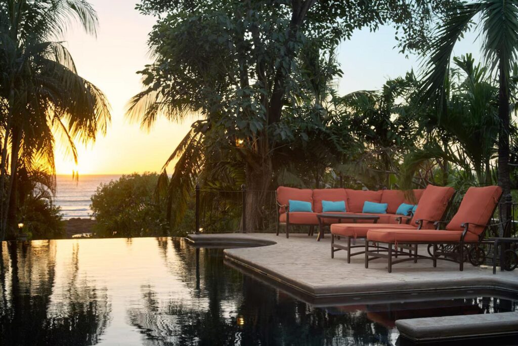 Taking in a gorgeous sunset from the pool area sets just the right vibe for a cocktail or two before venturing out to dinner.