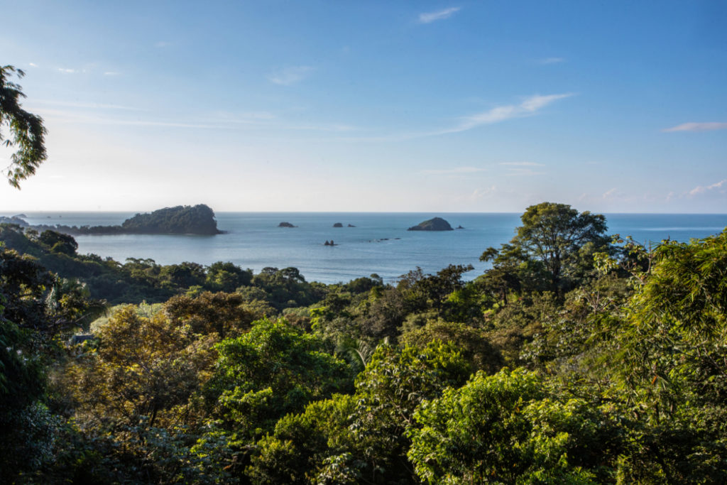 Privileged ocean views and the protected rainforests of Manuel Antonio.
