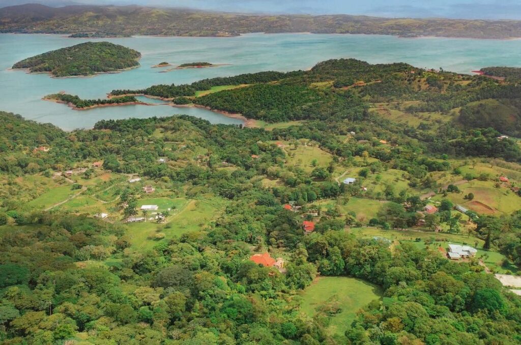 The magical Arenal lake stretches before your very eyes