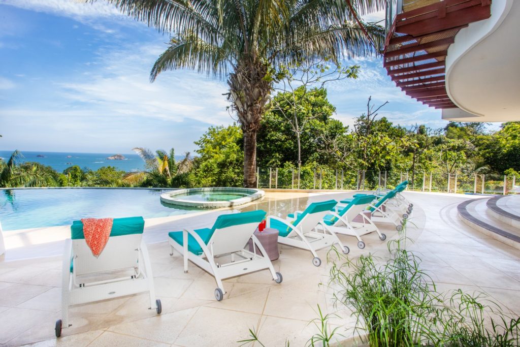 Ocean Views, Lounge chairs, and a great view, what more could you ask for ?