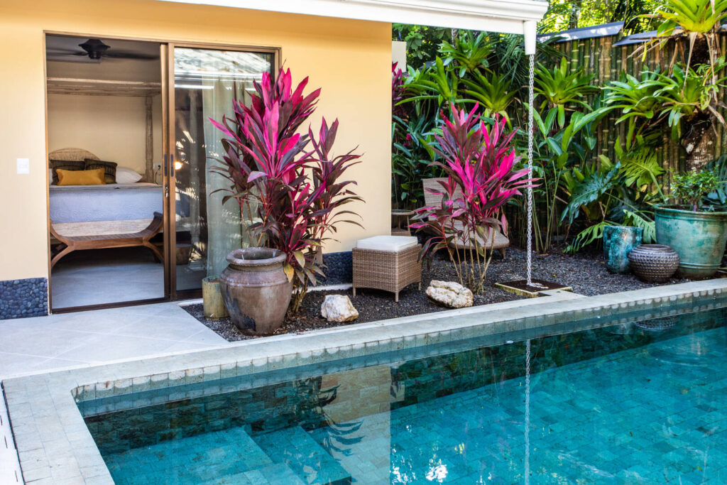 A great way to start your morning is to open your sliding doors and take a relaxing swim in your refreshing pool. 