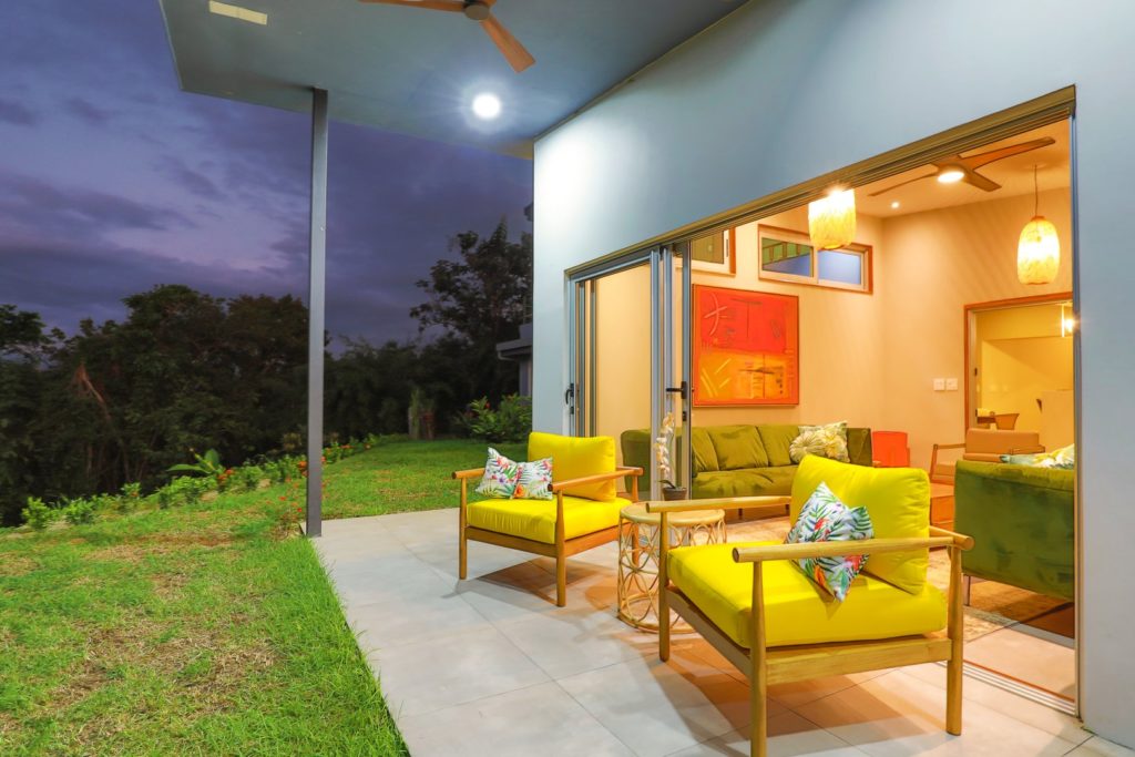 Relax on your cool veranda in the evening.