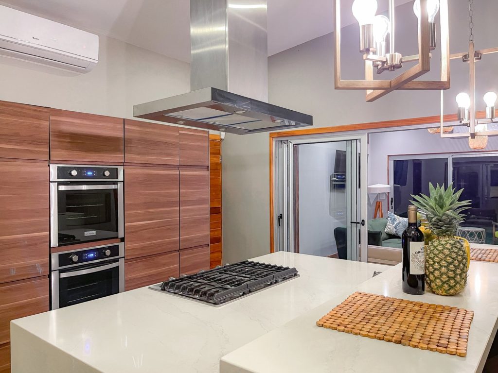 A beautiful functional kitchen where your private chef can prepare your family a feast.
