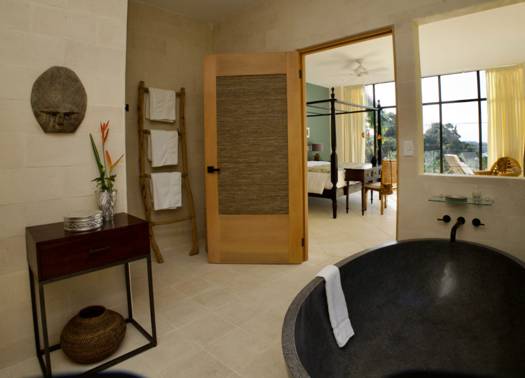 Every room features charmingly decorated full ensuite bathrooms.