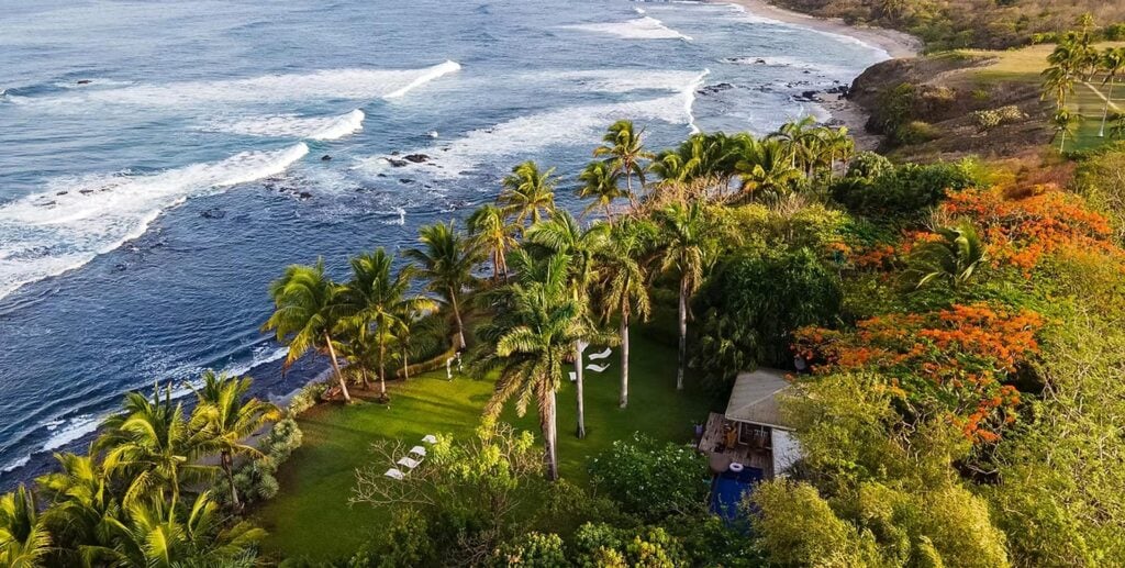 gorgeous beachfront villa