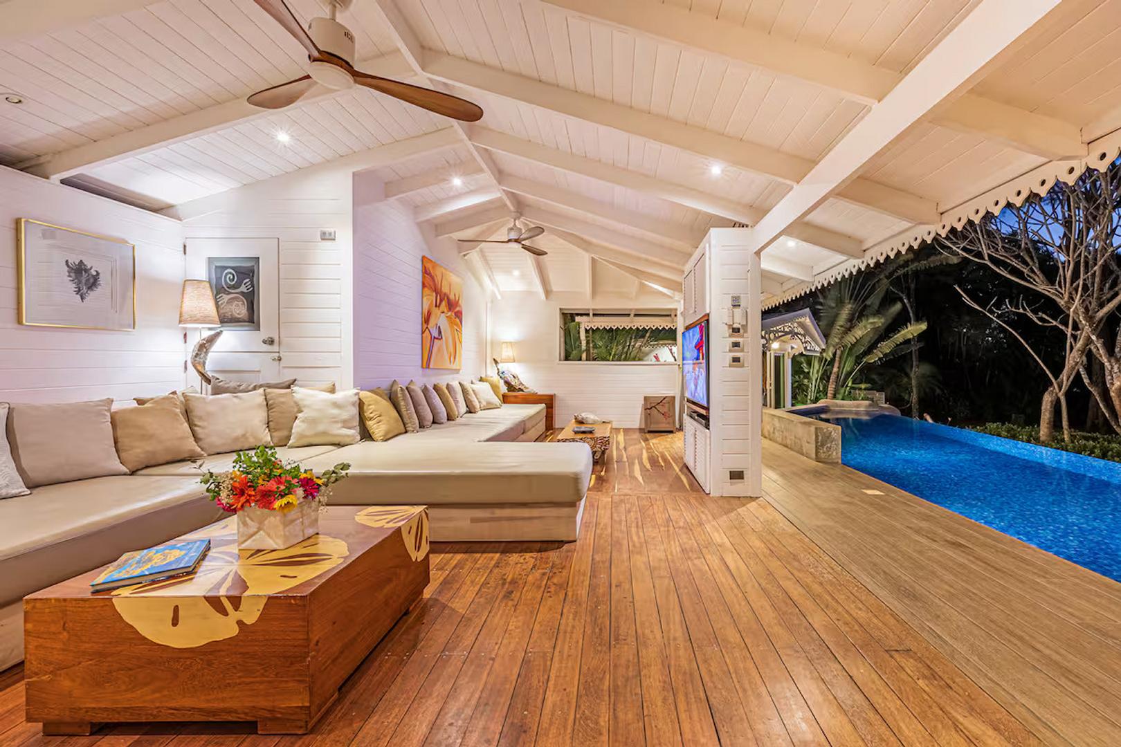 gorgeous beachfront villa