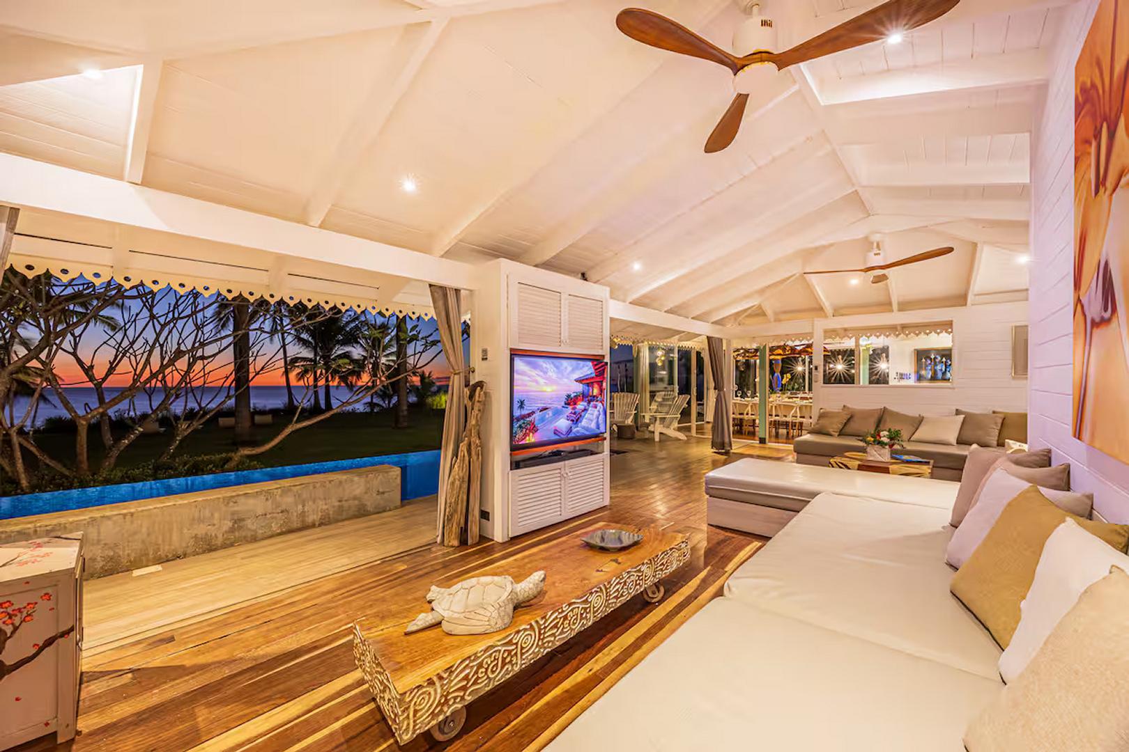 gorgeous beachfront villa