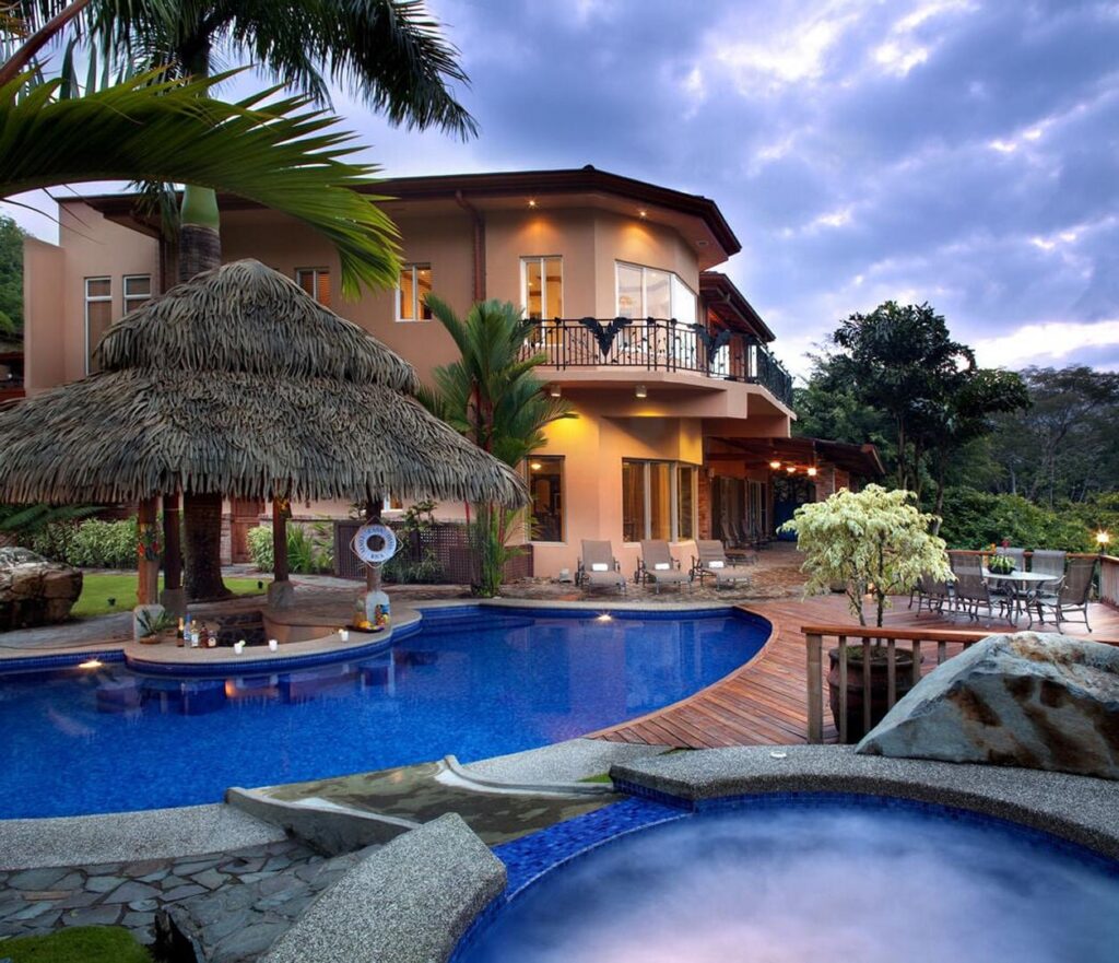 secluded villa in paradise