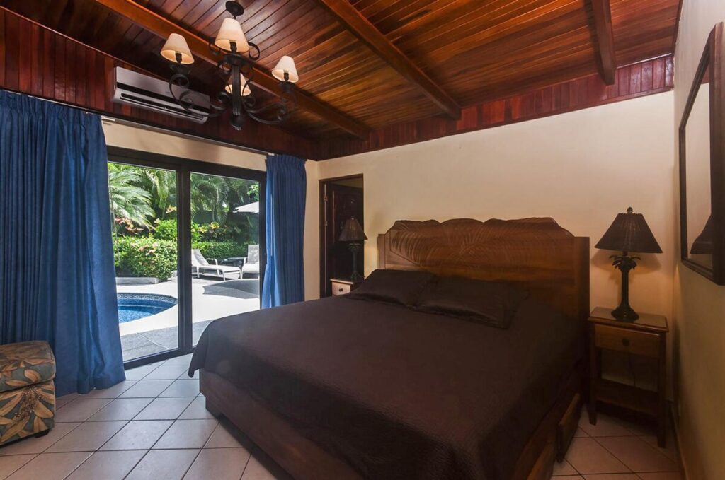 Step straight from the master suite to the pool for a refreshing start to your day.