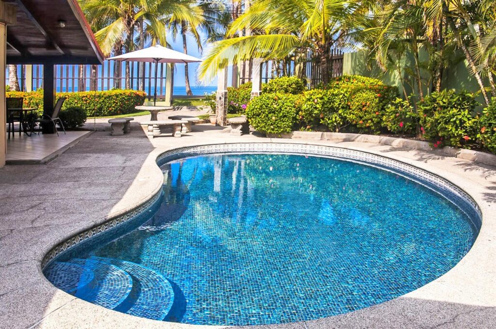 Take a dip in the crystal-clear private pool — perfect any time of day.
