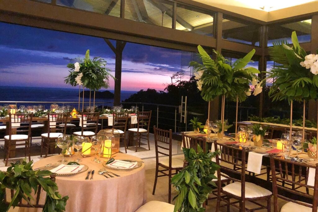 Gather the whole group for unforgettable dinners overlooking the sunset.