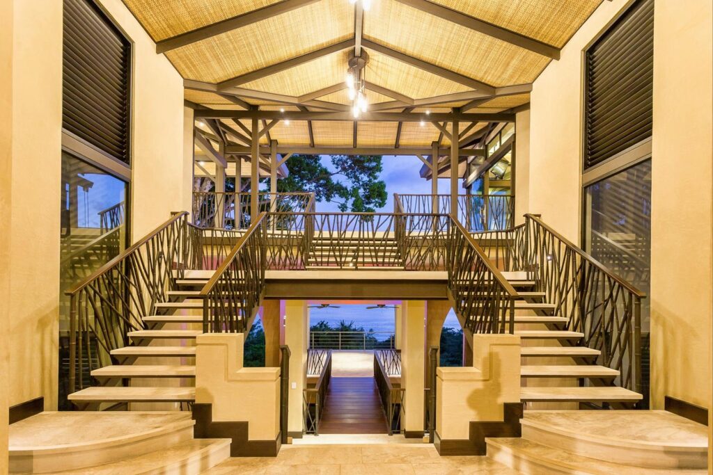 A dramatic entrance sets the tone for a luxurious Costa Rican escape.
